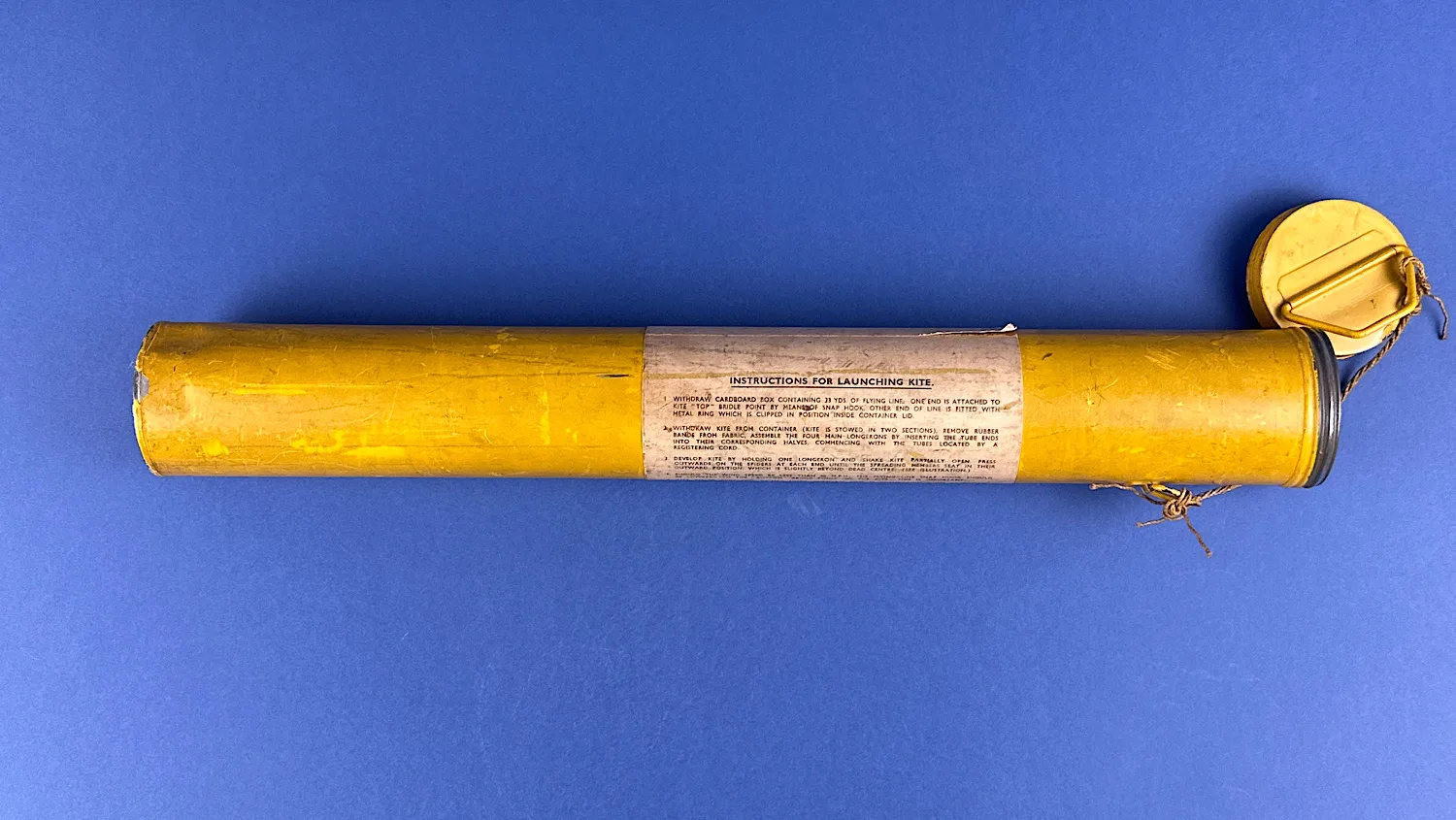 WW2 RAF Gibson Girl Radio Aerial Launching Kite - Image 7