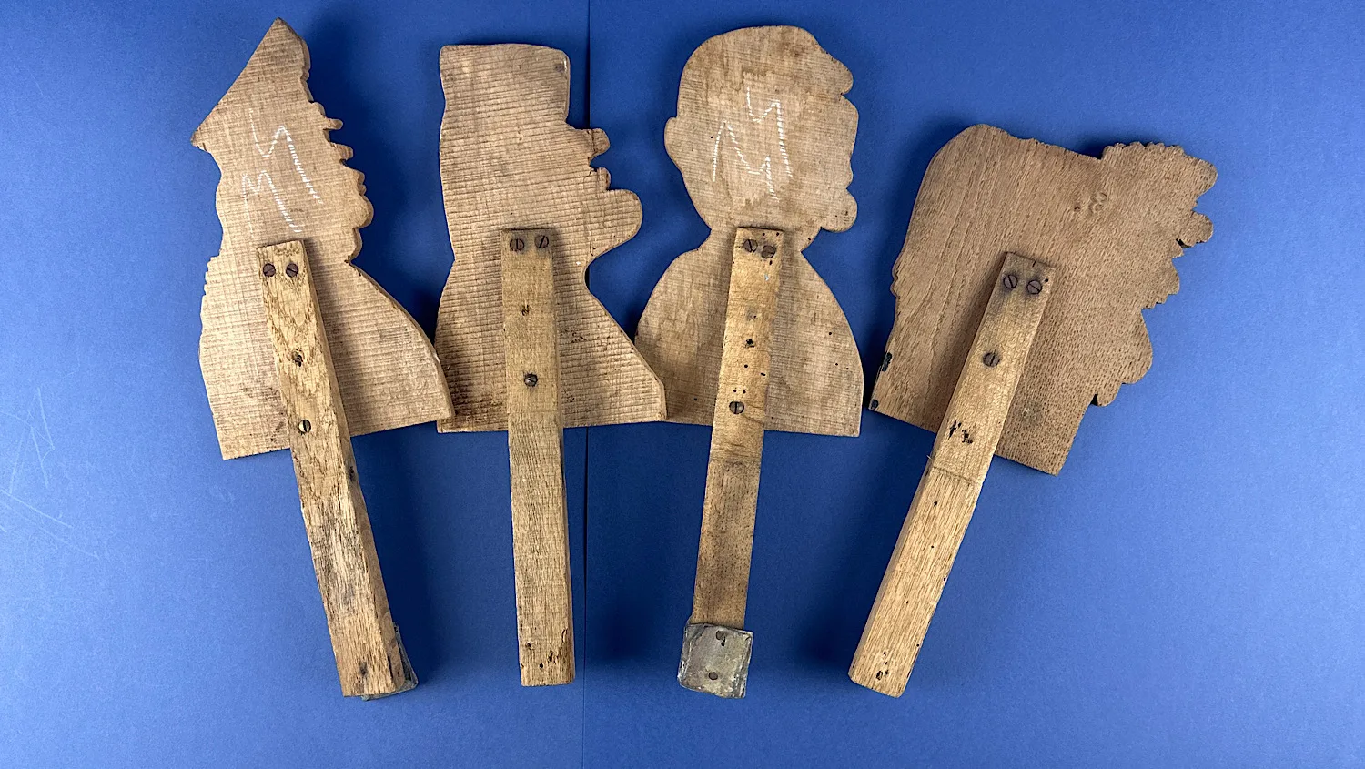 WW2 Hand Made French Ball Toss Game. Hitler, Mussolini, Goering & “The Moon” - Image 3