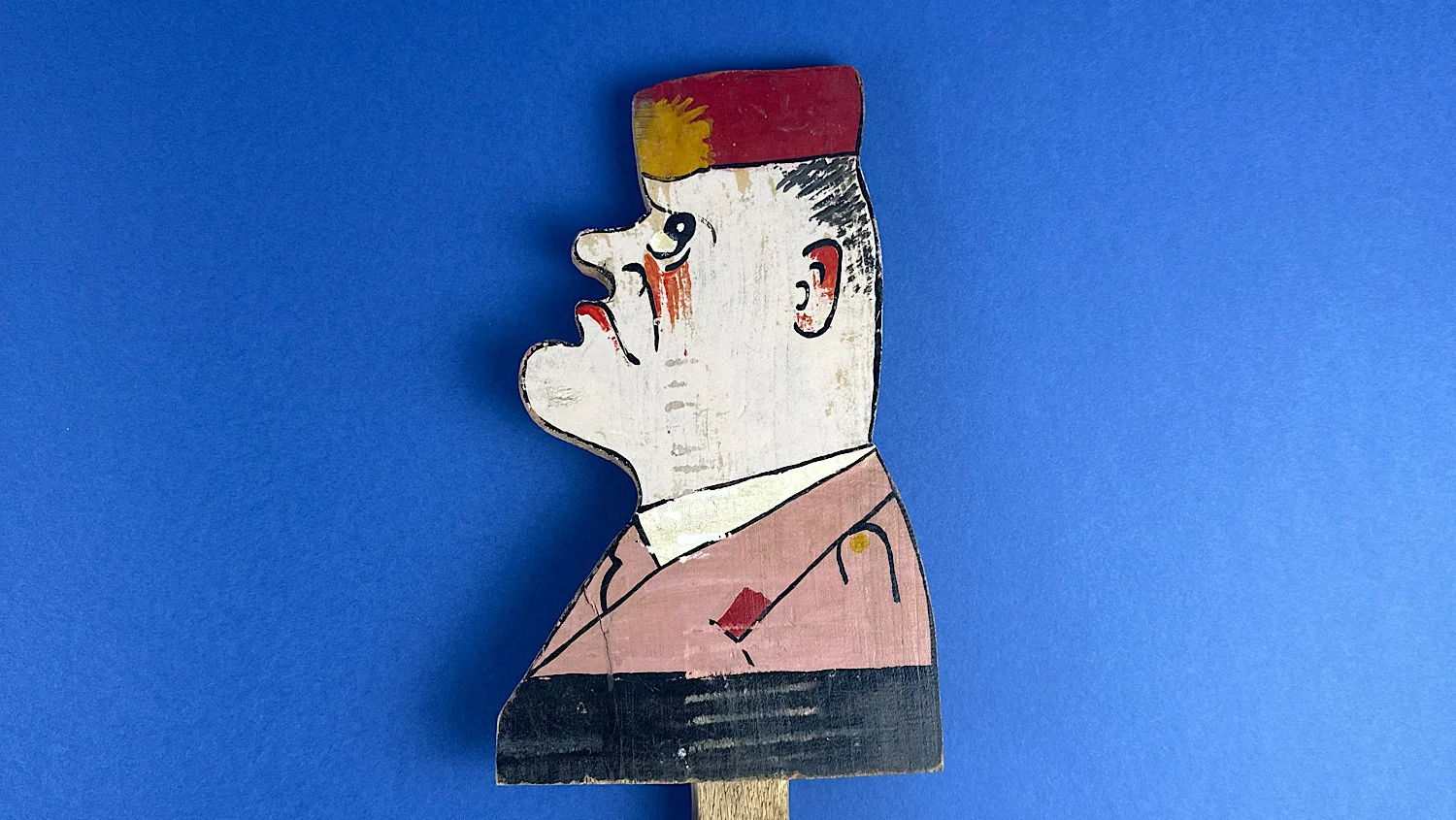 WW2 Hand Made French Ball Toss Game. Hitler, Mussolini, Goering & “The Moon” - Image 4