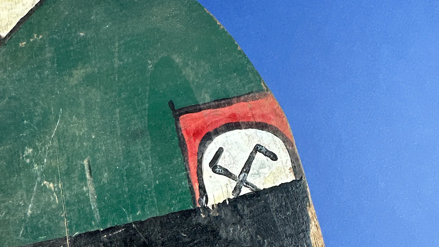 WW2 Hand Made French Ball Toss Game. Hitler, Mussolini, Goering & “The Moon” - Image 10