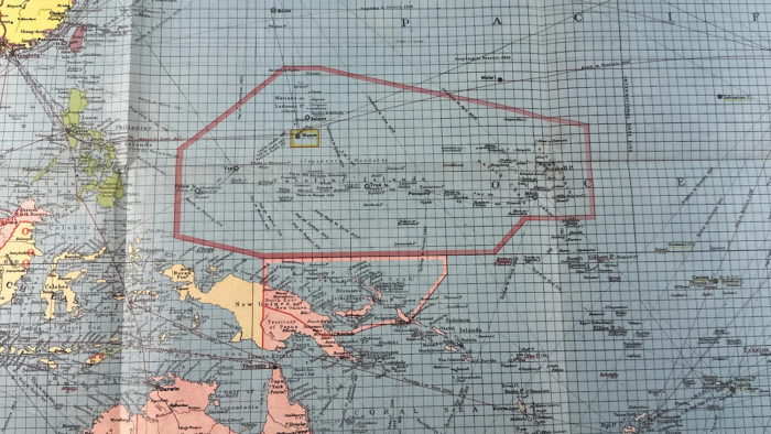 WW2 Daily Express War Map of The Pacific - Image 5