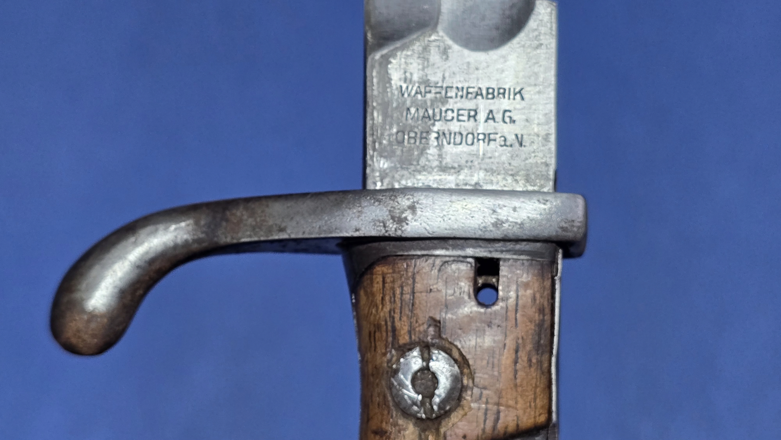 WW1 German 98/05 "Butcher" Bayonet - Sawback - Mauser A.G. Oberndorf - Image 4