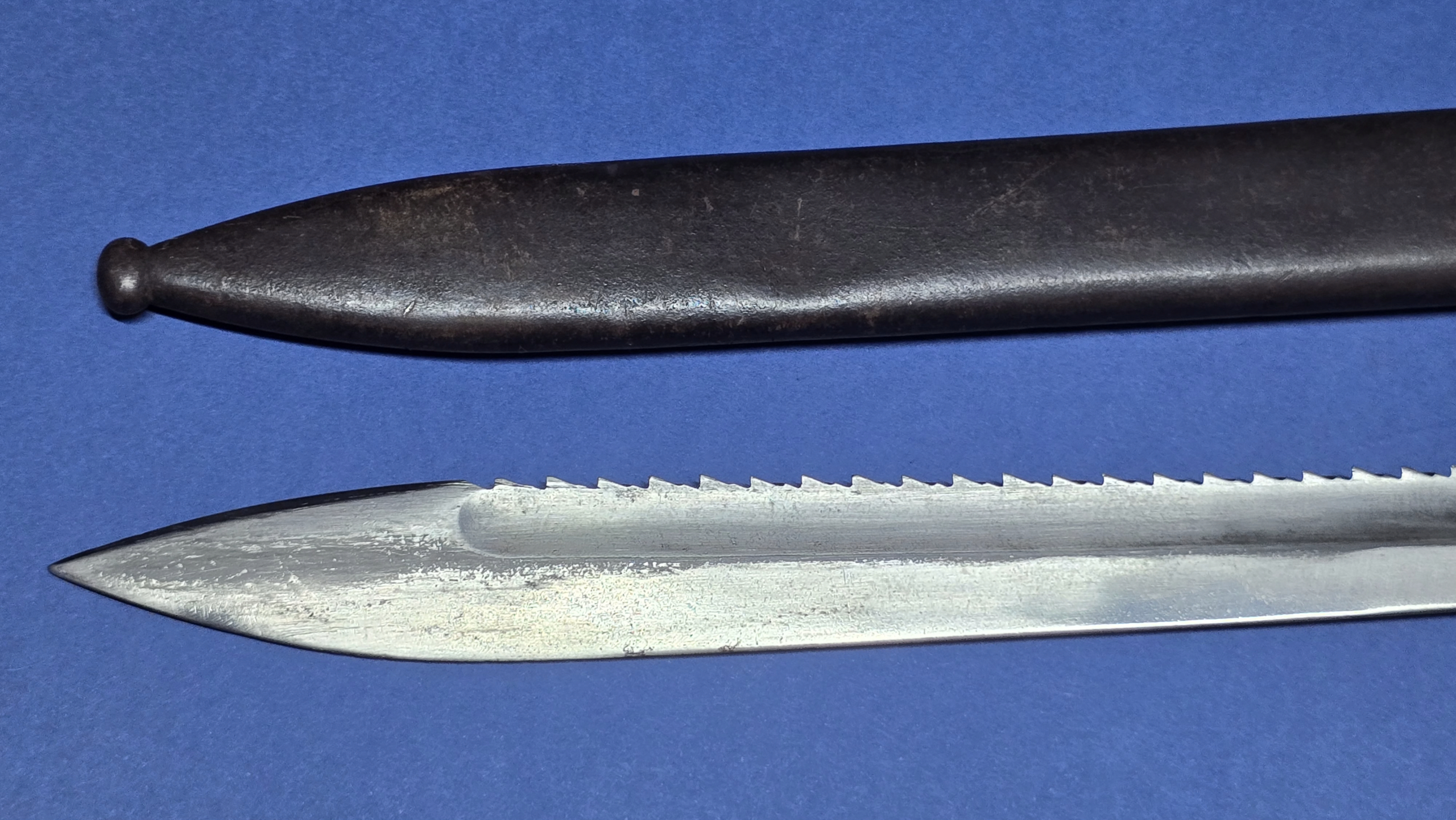 WW1 German 98/05 "Butcher" Bayonet - Sawback - Mauser A.G. Oberndorf - Image 7