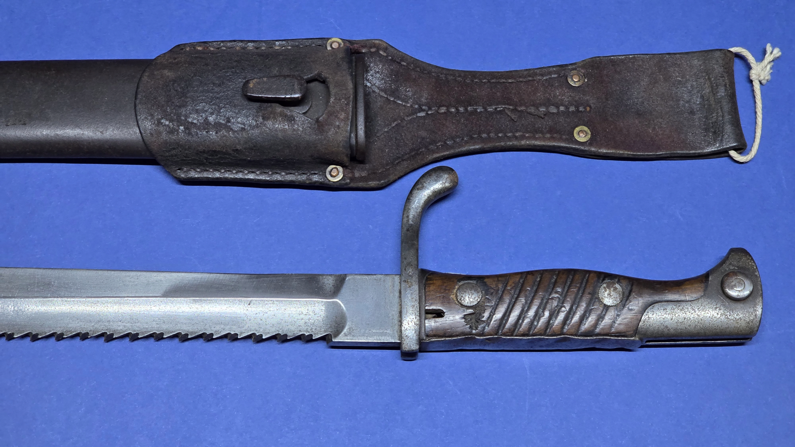 WW1 German 98/05 "Butcher" Bayonet - Sawback - Mauser A.G. Oberndorf - Image 9