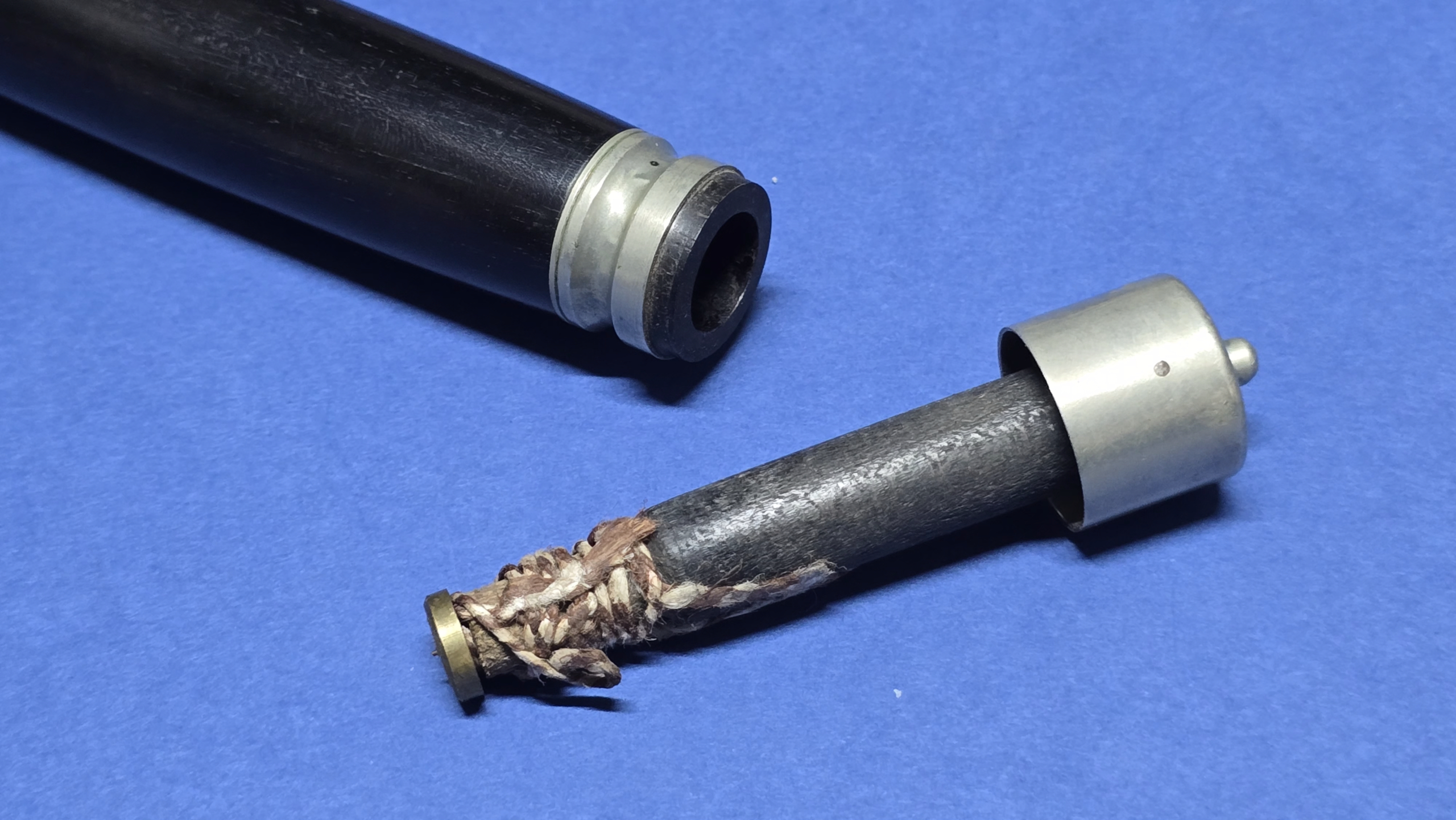 Original Hitler Youth Marching Flute with Carry Case - Maker: Heinr. Moritz Schuster (1936-1939) - Image 4