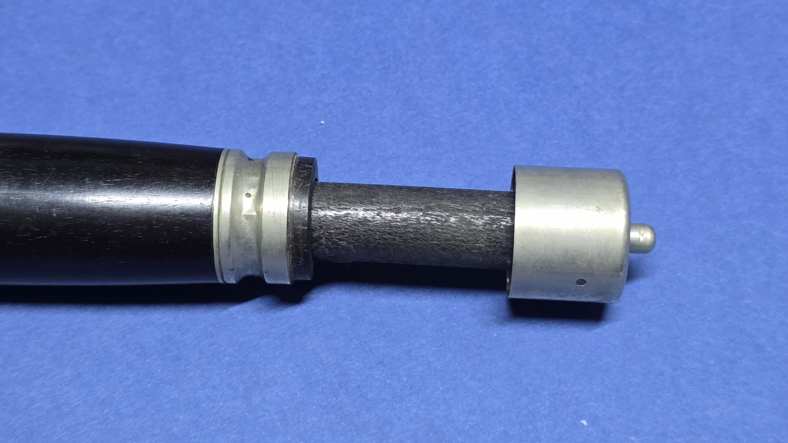 Original Hitler Youth Marching Flute with Carry Case - Maker: Heinr. Moritz Schuster (1936-1939) - Image 5