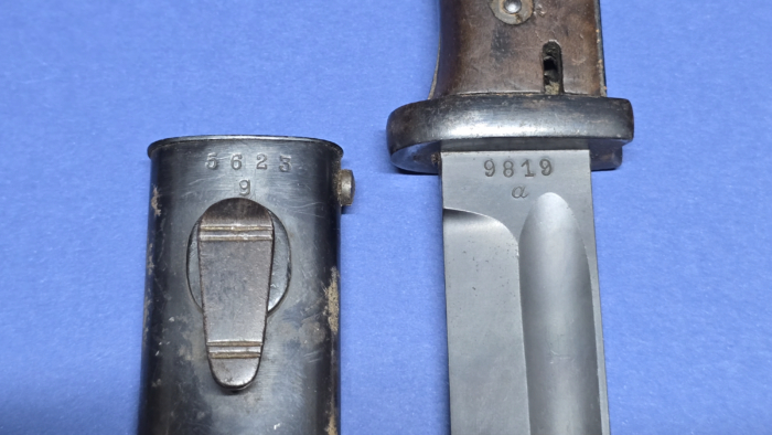 WW2 German K98 Bayonet - S/172 (Carl Eickhorn) - 1936 - Near Mint Blade - Image 2