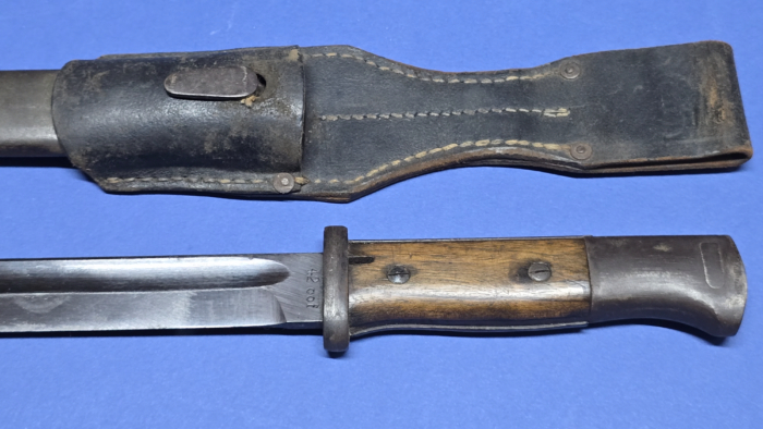 WW2 German K98 Bayonet by Carl Eickhorn (cof 42) with Frog - Image 3