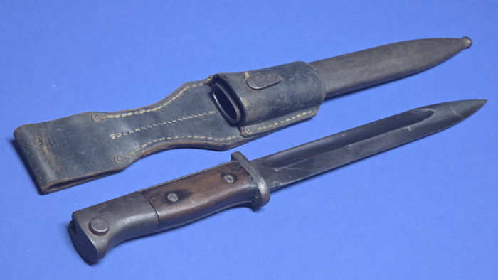 WW2 German K98 Bayonet by Carl Eickhorn (cof 42) with Frog - Image 10