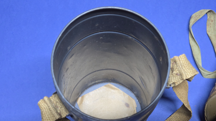 WW2 French ARS 38 Gas Mask Set (TC-38 TO / 1939) - Complete with Original Filter & Carry Canister - Image 11