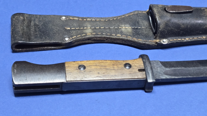 WW2 German K98 Bayonet - Dated 1944 - Carl Eickhorn - Mint Blade - Frog - Image 9