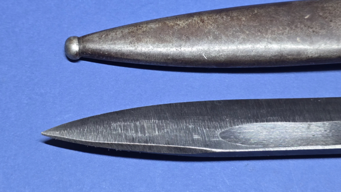 WW2 German K98 Bayonet - Dated 1944 - Carl Eickhorn - Mint Blade - Frog - Image 12