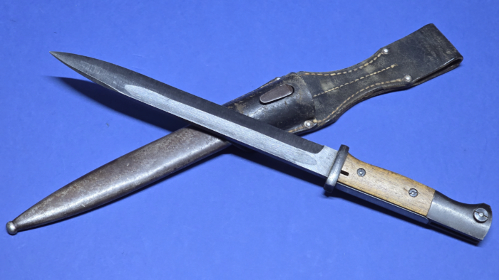 WW2 German K98 Bayonet - Dated 1944 - Carl Eickhorn - Mint Blade - Frog