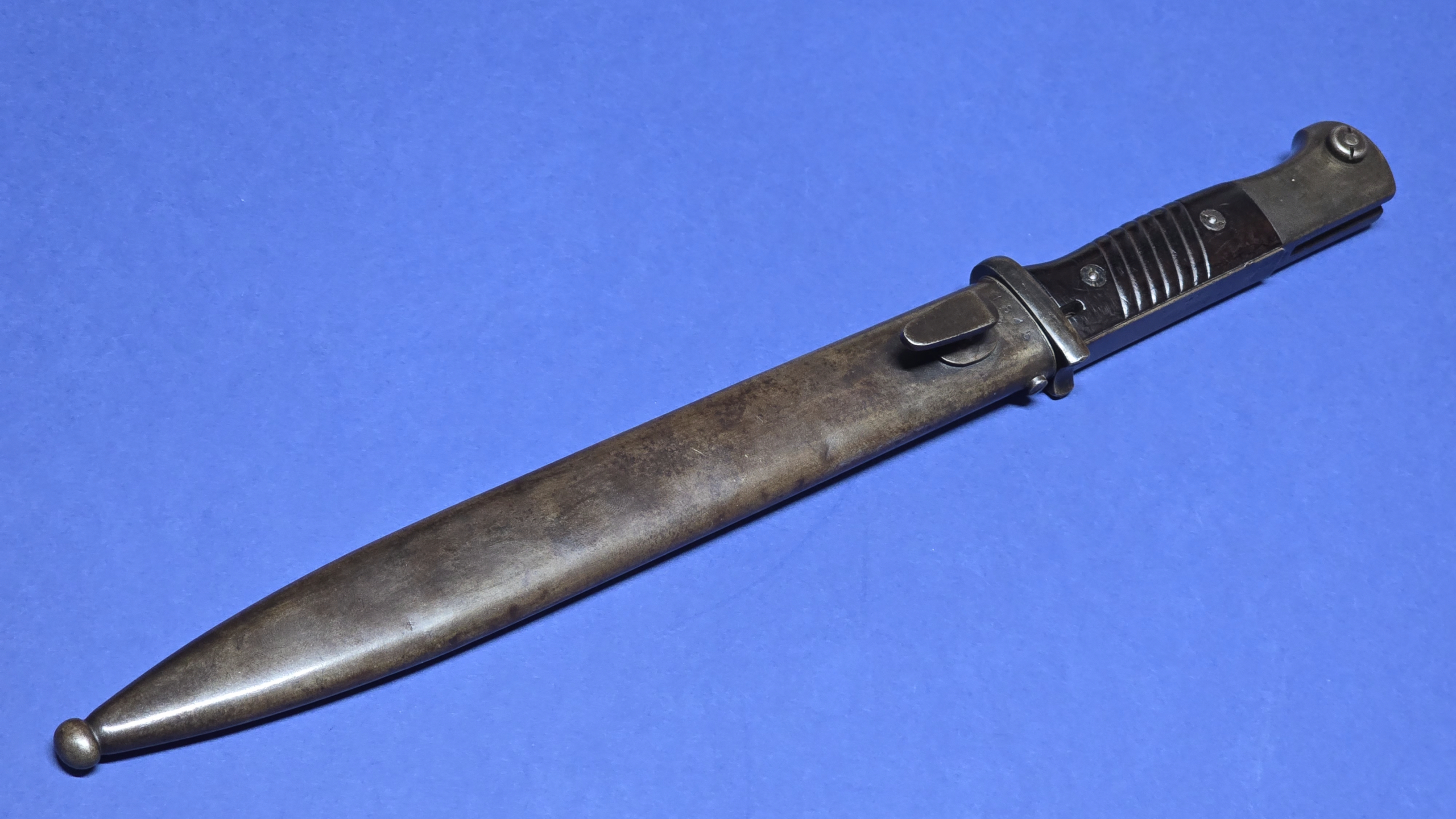 WW2 German K98 Bayonet by WKC - 1939 Dated - Matching Numbers - Image 13
