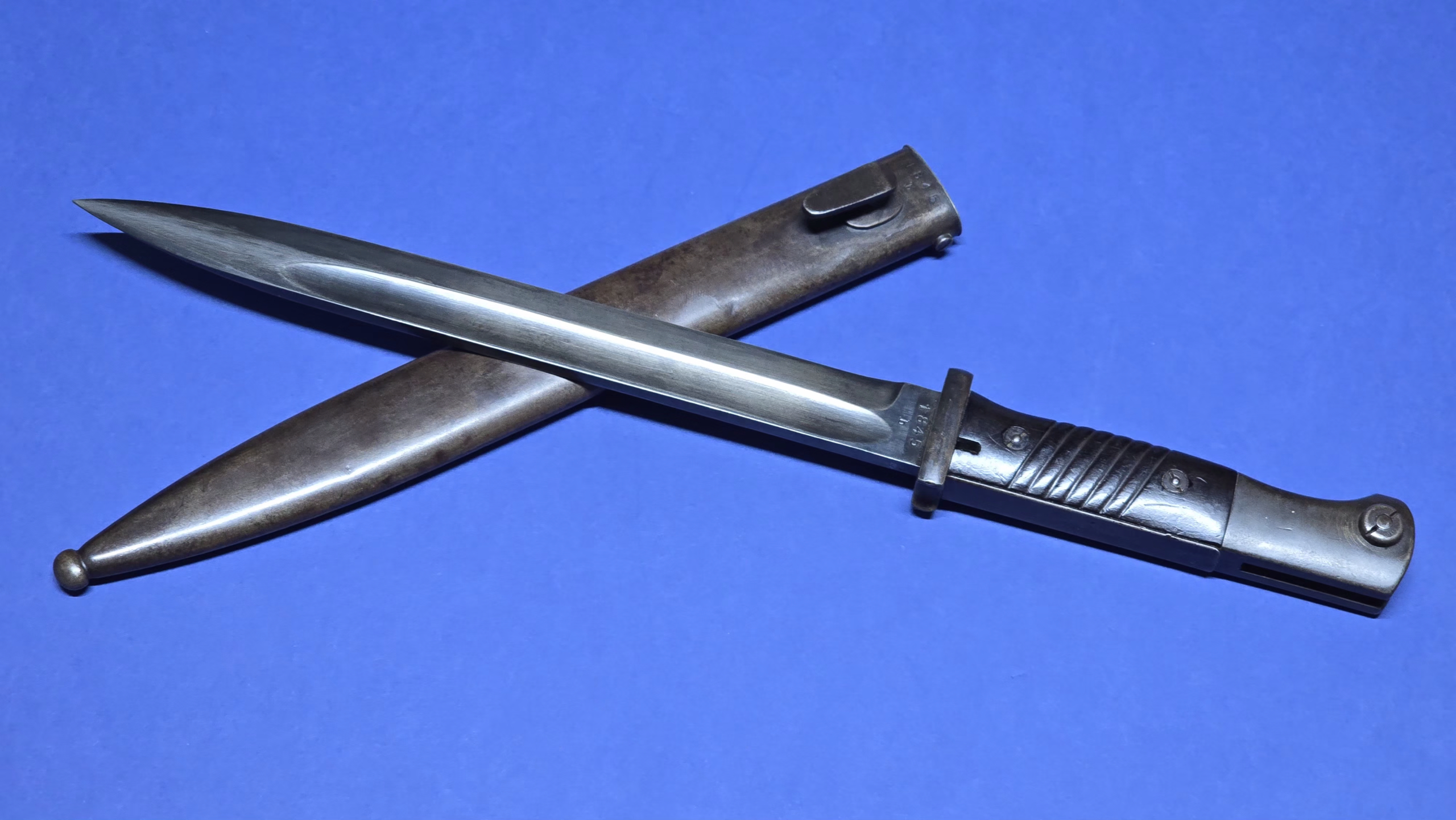 WW2 German K98 Bayonet by WKC - 1939 Dated - Matching Numbers - Image 16