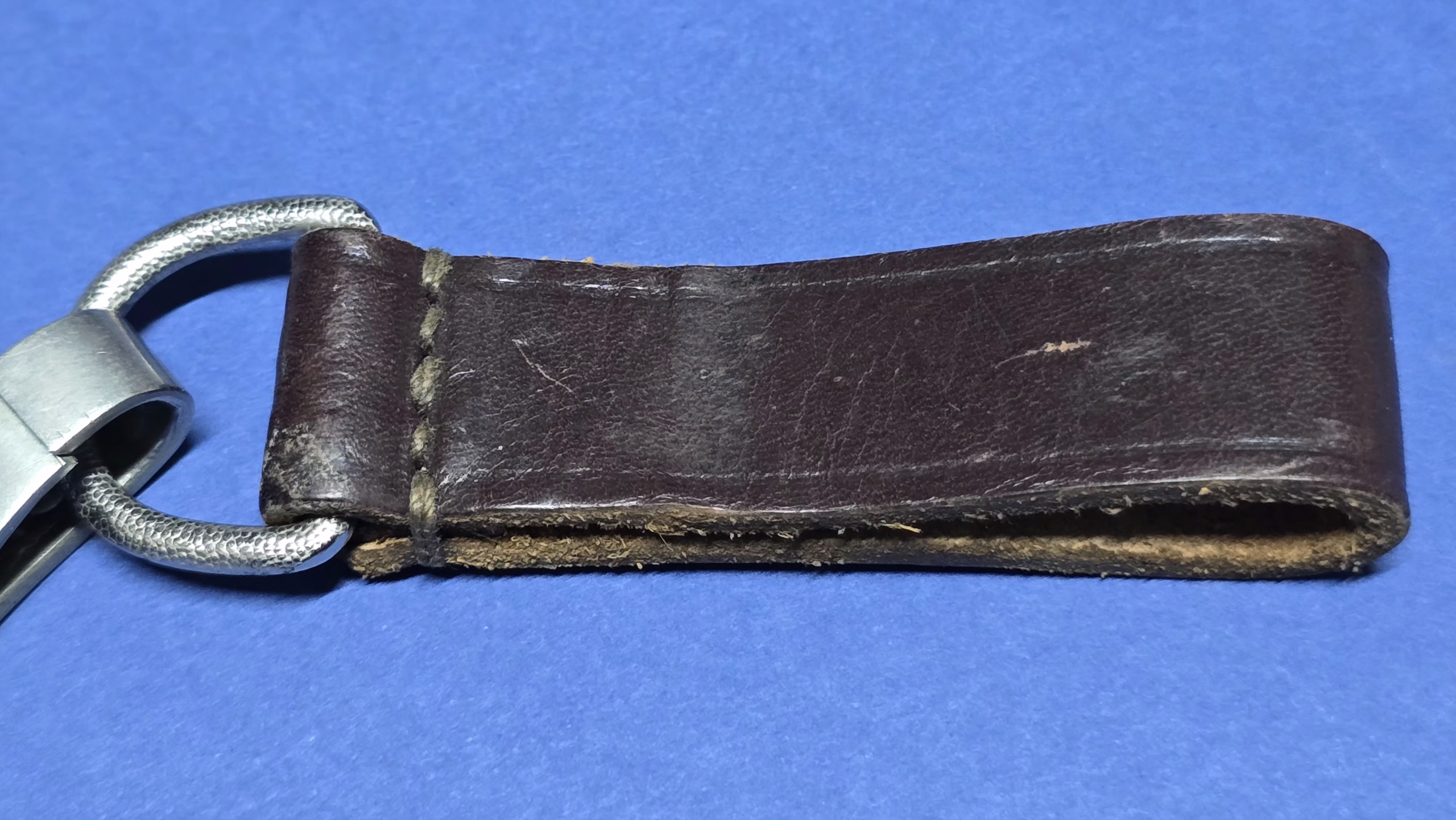 Early Third Reich SA 2-Piece Dagger Hanger - Nickel Fittings - Image 4