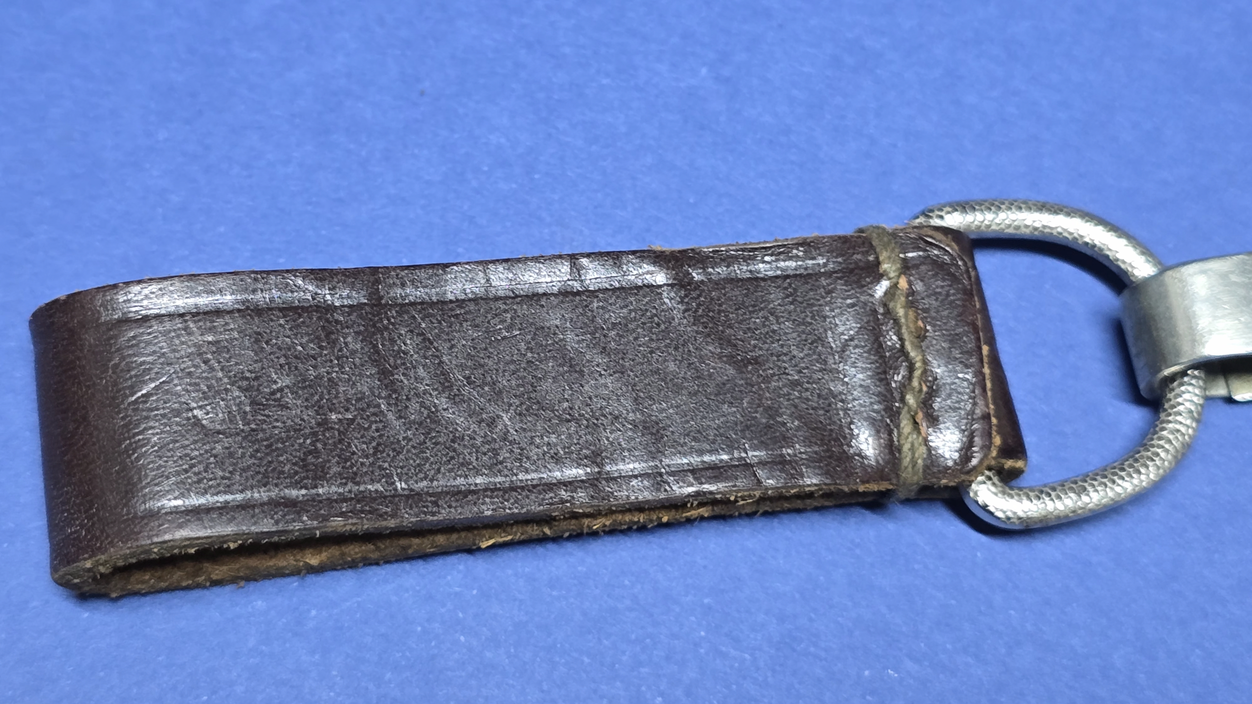 Early Third Reich SA 2-Piece Dagger Hanger - Nickel Fittings - Image 9