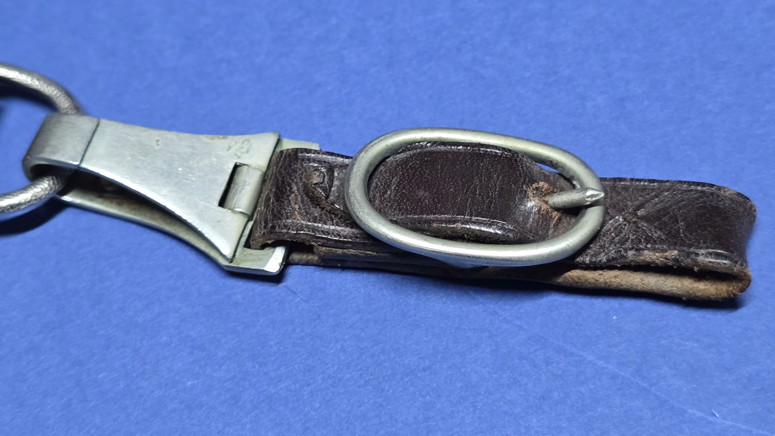 Early Third Reich SA 2-Piece Dagger Hanger - Nickel Fittings - Image 11