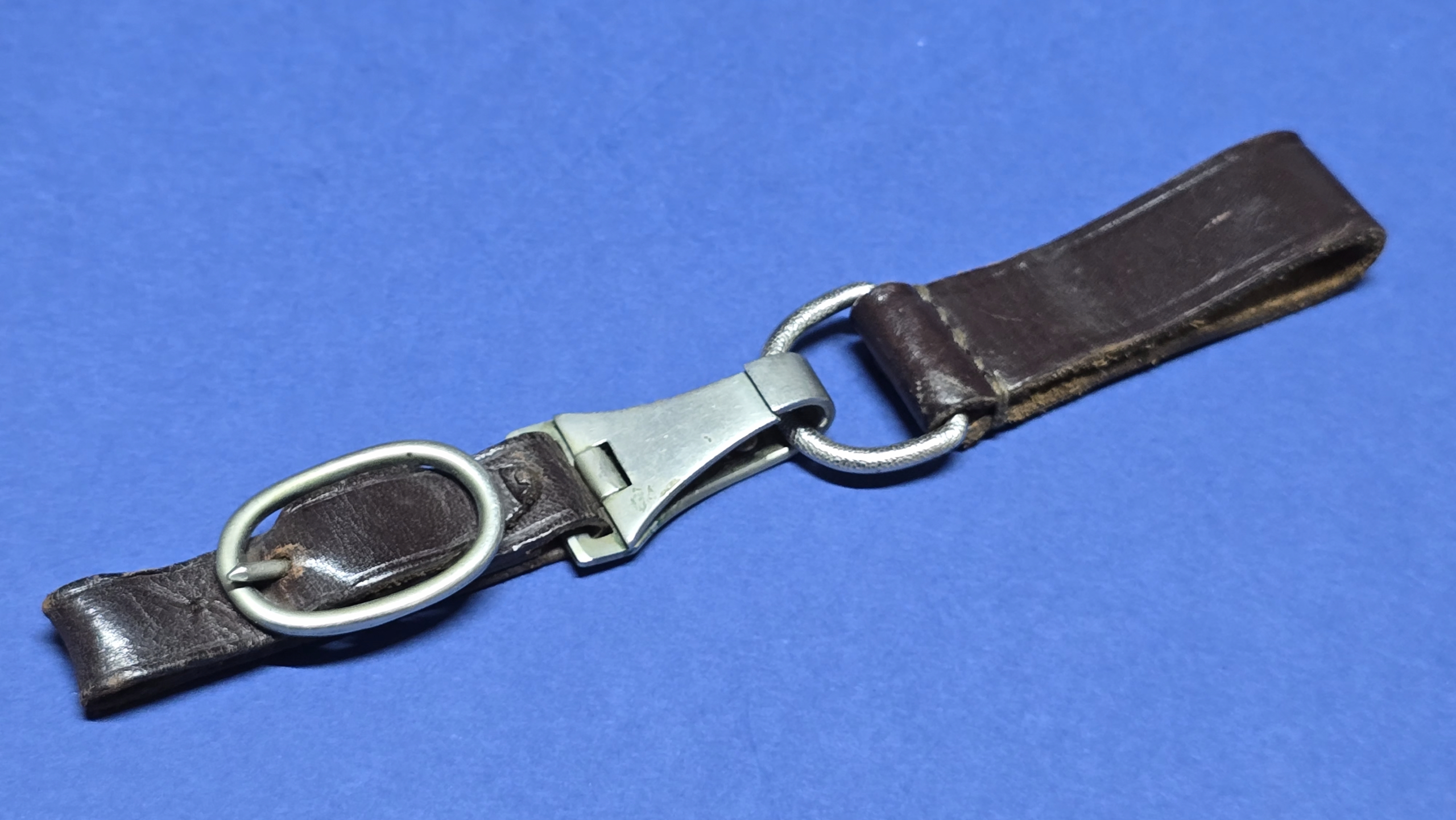 Early Third Reich SA 2-Piece Dagger Hanger - Nickel Fittings