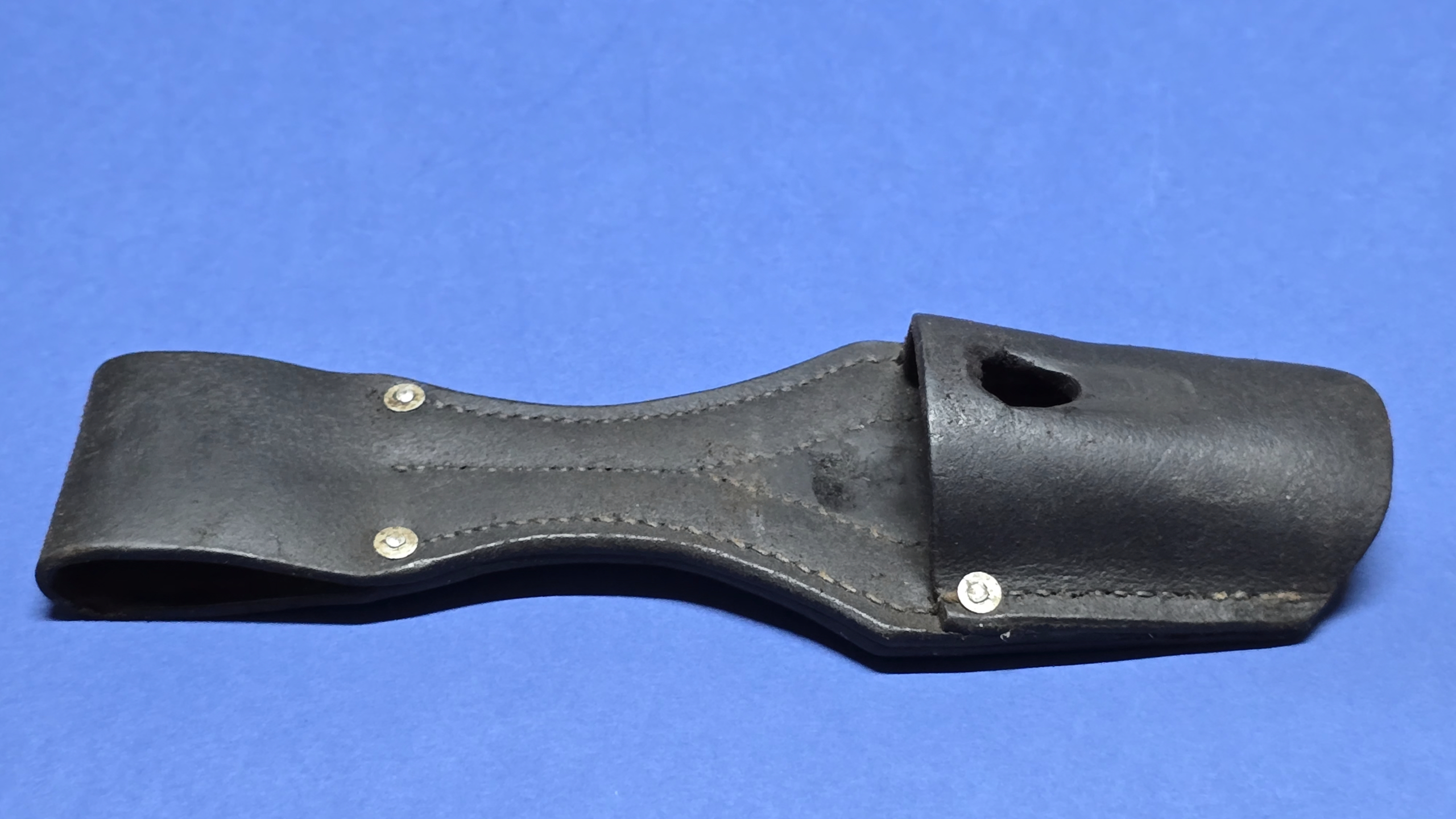 WW1 German 98/05 "Butcher Bayonet" Leather Frog - Excellent Condition - Image 10