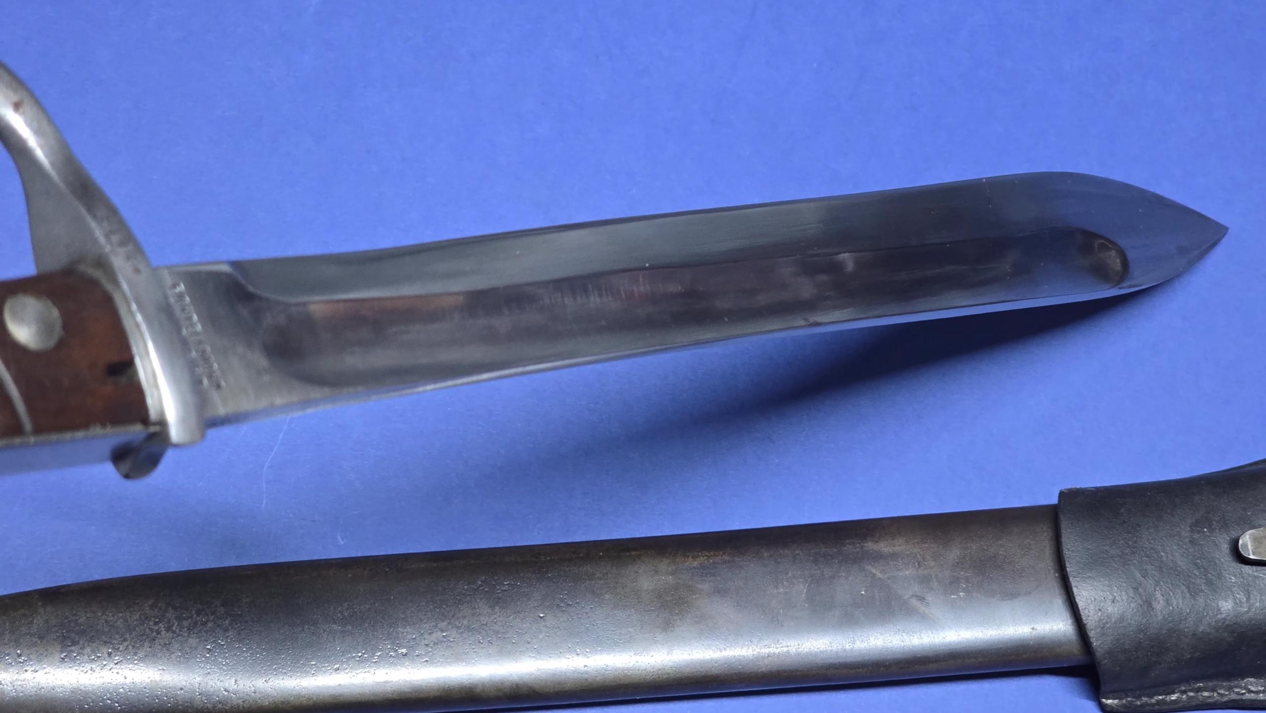 WW1 German S98/05 Bayonet - Bavarian Issue by Fichtel & Sachs, Schweinfurt (1916) - Superb Condition - Image 5