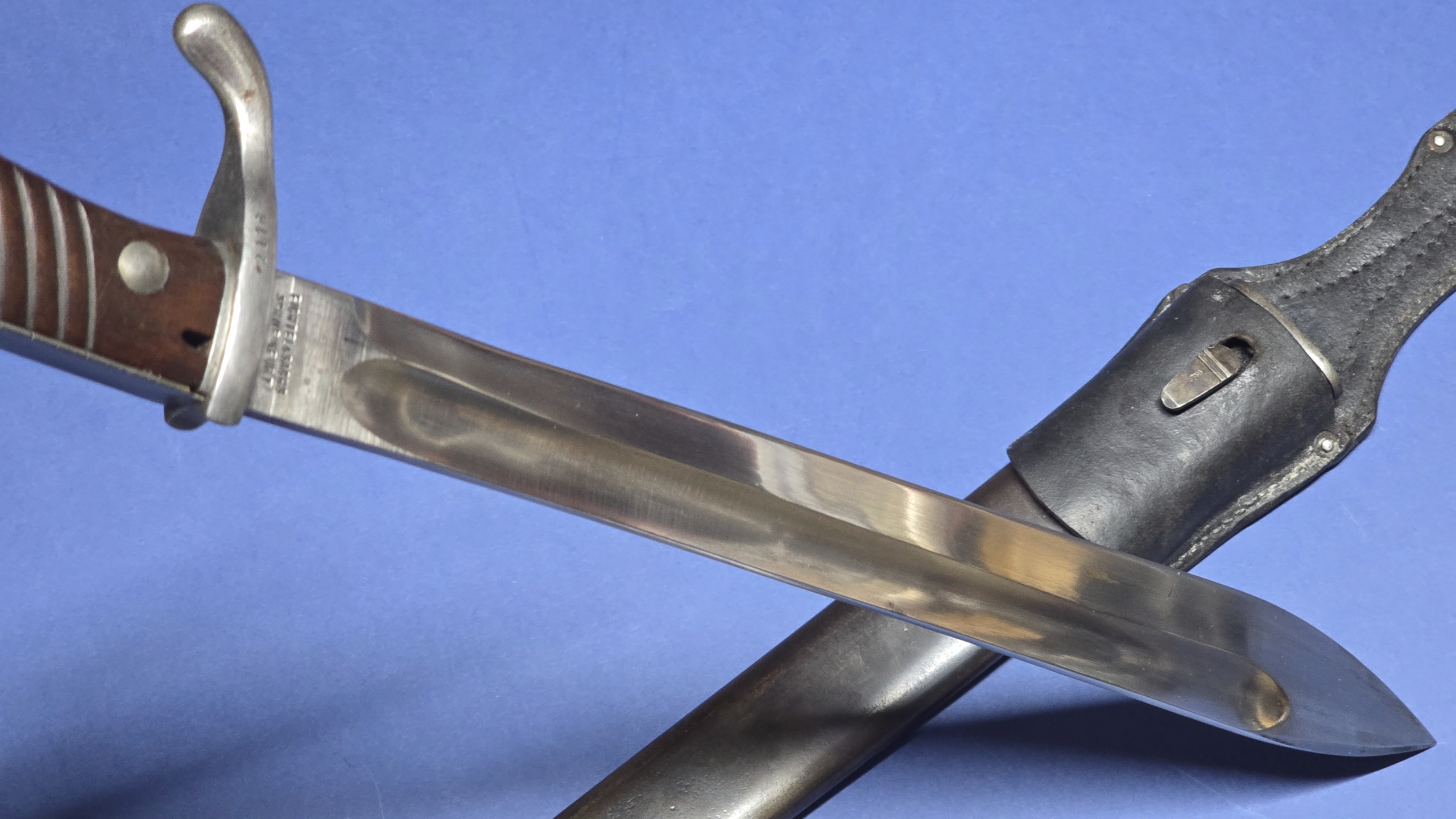 WW1 German S98/05 Bayonet - Bavarian Issue by Fichtel & Sachs, Schweinfurt (1916) - Superb Condition - Image 6