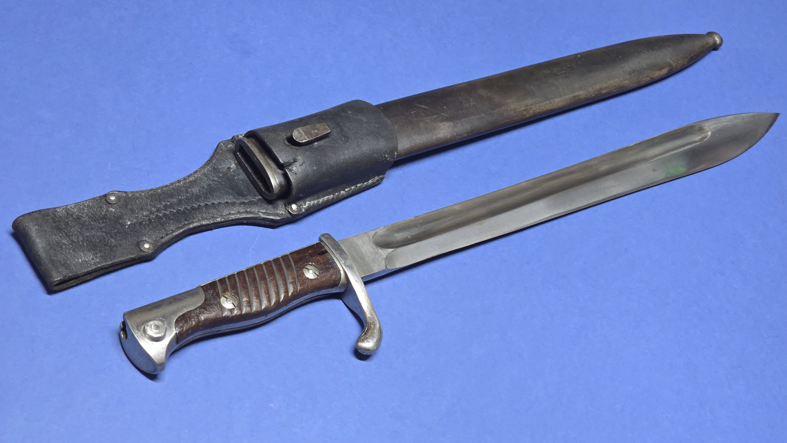 WW1 German S98/05 Bayonet - Bavarian Issue by Fichtel & Sachs, Schweinfurt (1916) - Superb Condition - Image 7