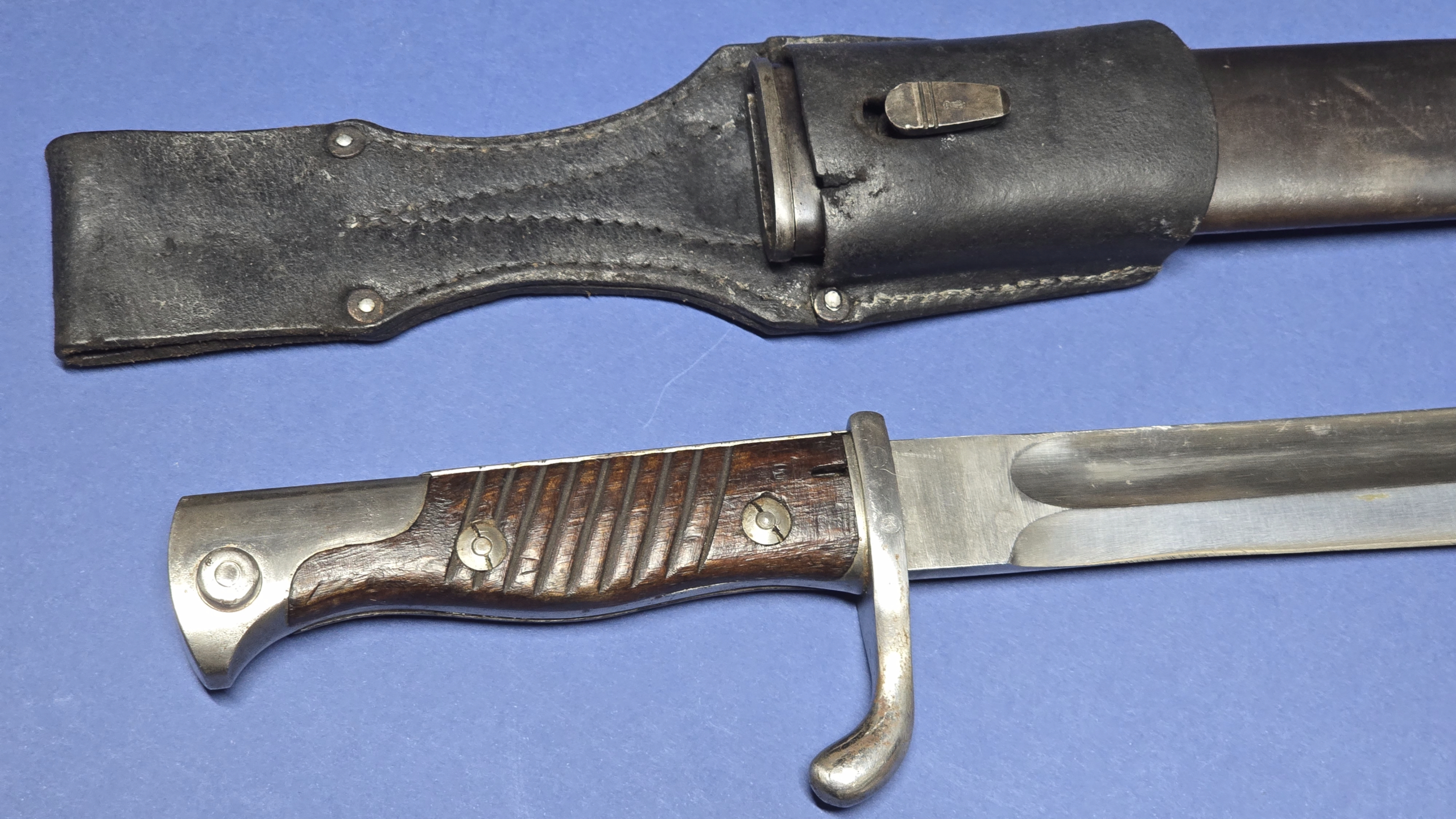 WW1 German S98/05 Bayonet - Bavarian Issue by Fichtel & Sachs, Schweinfurt (1916) - Superb Condition - Image 8