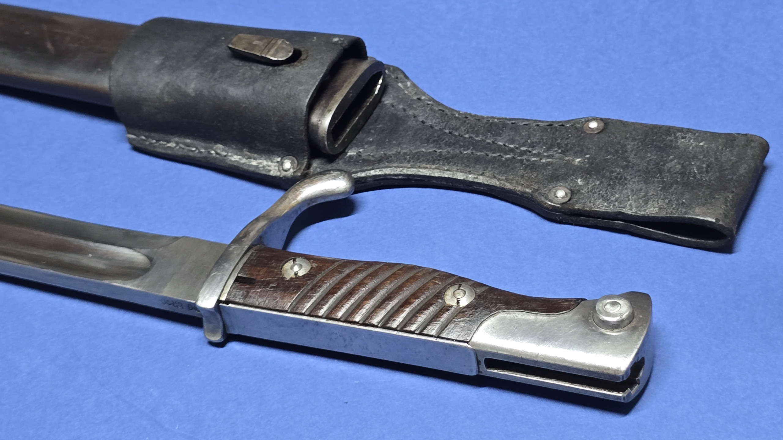 WW1 German S98/05 Bayonet - Bavarian Issue by Fichtel & Sachs, Schweinfurt (1916) - Superb Condition - Image 10