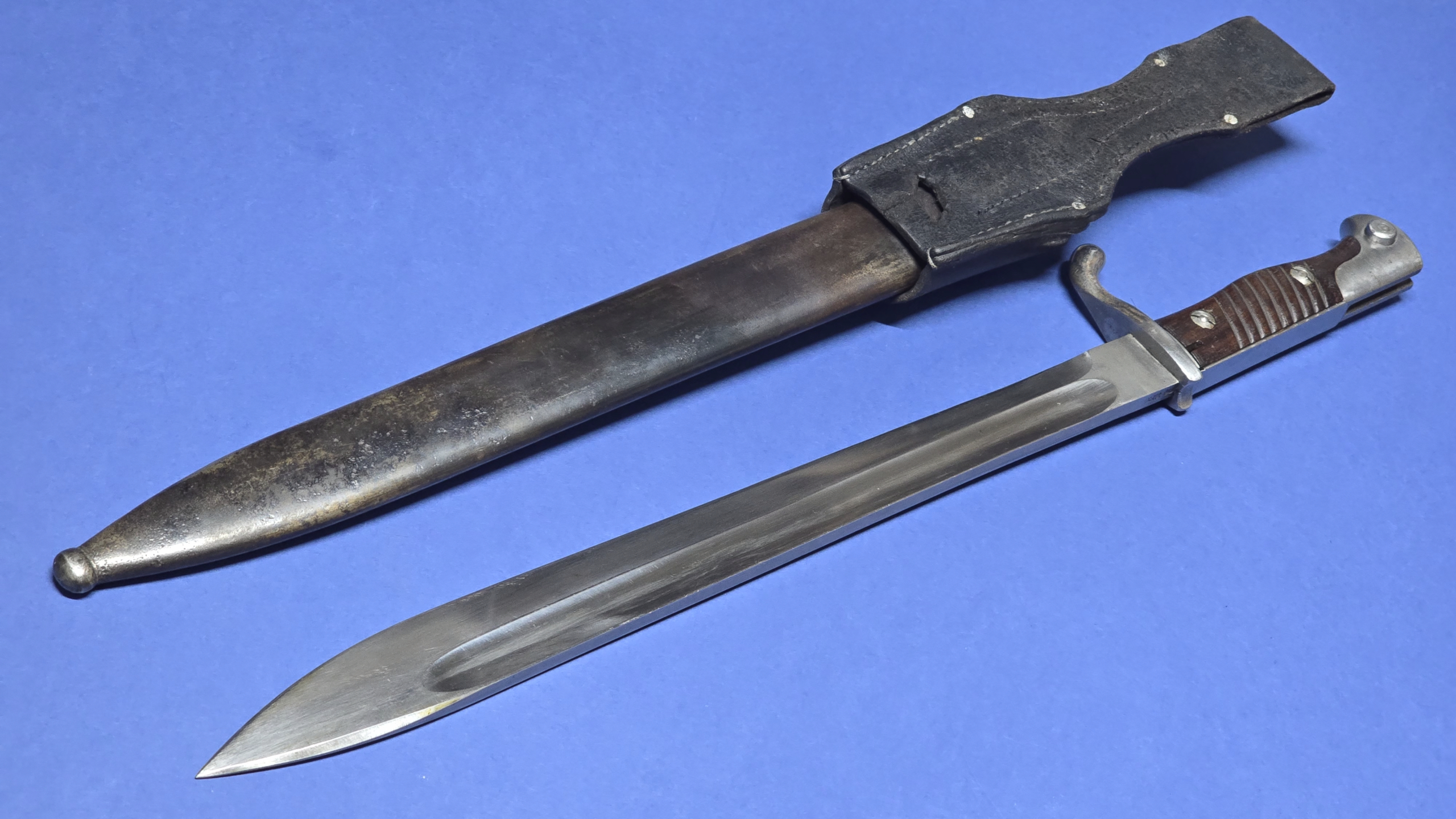 WW1 German S98/05 Bayonet - Bavarian Issue by Fichtel & Sachs, Schweinfurt (1916) - Superb Condition - Image 12