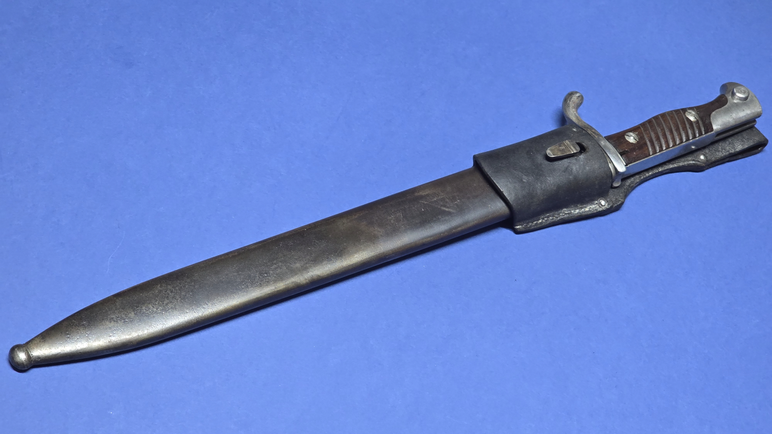 WW1 German S98/05 Bayonet - Bavarian Issue by Fichtel & Sachs, Schweinfurt (1916) - Superb Condition - Image 16