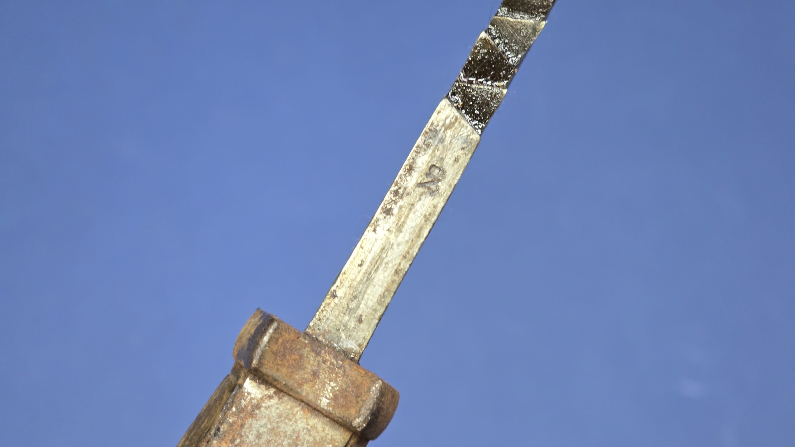 WW1 German 98/05 Sawback Bayonet - Untouched Attic Find - Durkopp werke AG - Image 15