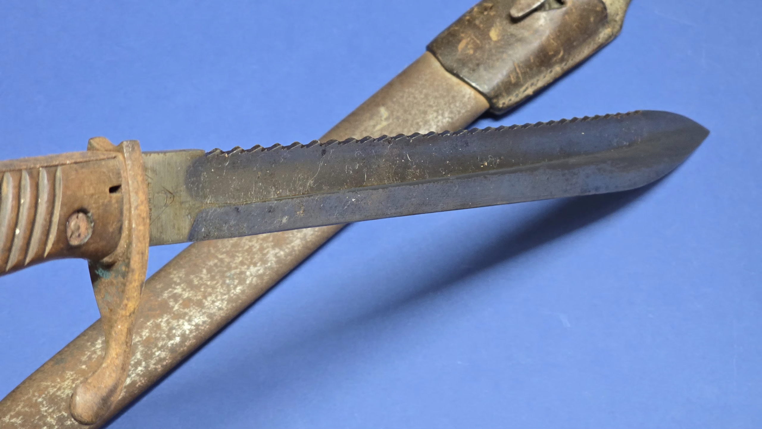 WW1 German Bayonet - Attic Find - Untouched Condition