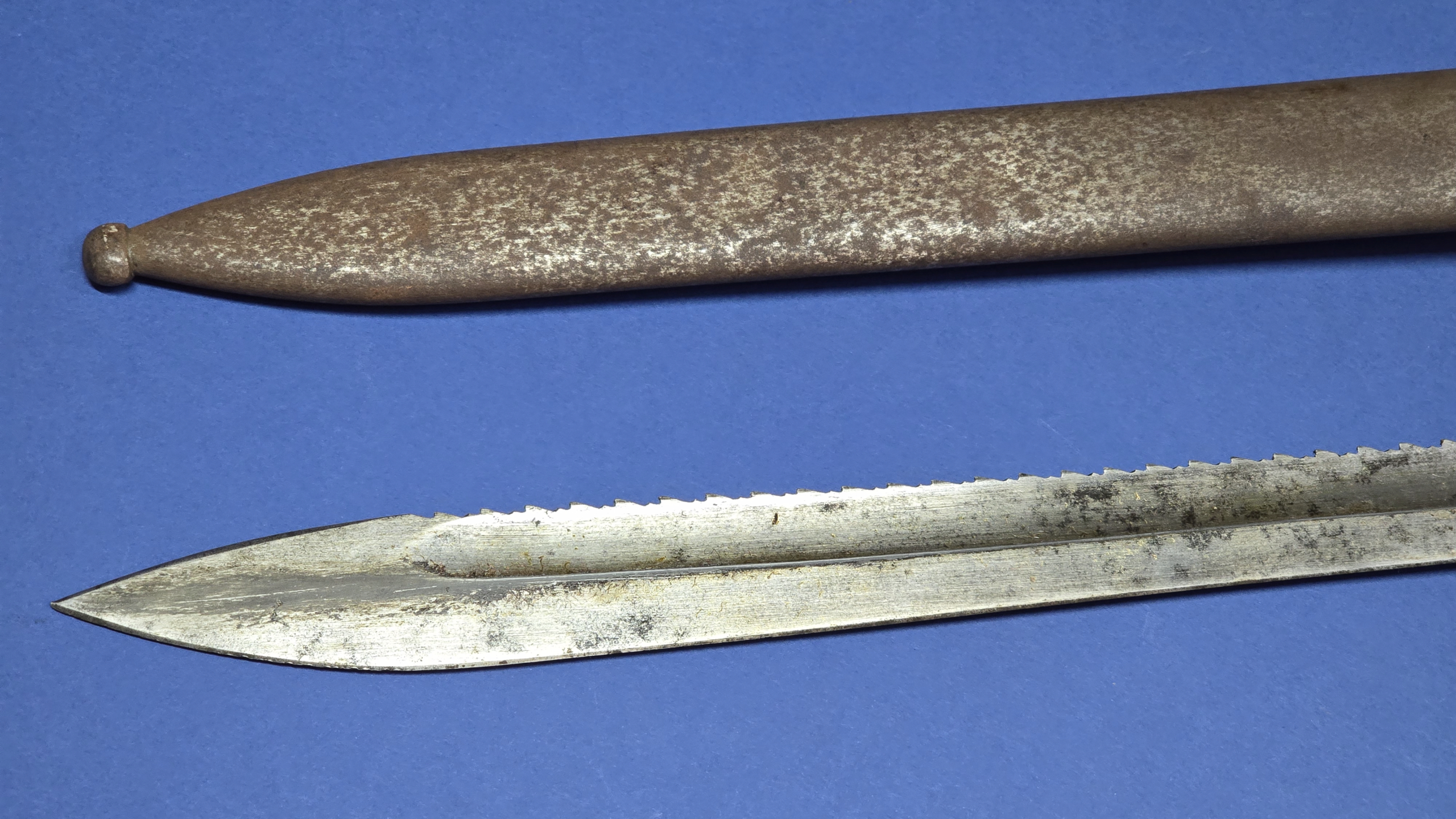 WW1 German 98/05 Sawback Bayonet - Untouched Attic Find - Durkopp werke AG - Image 12