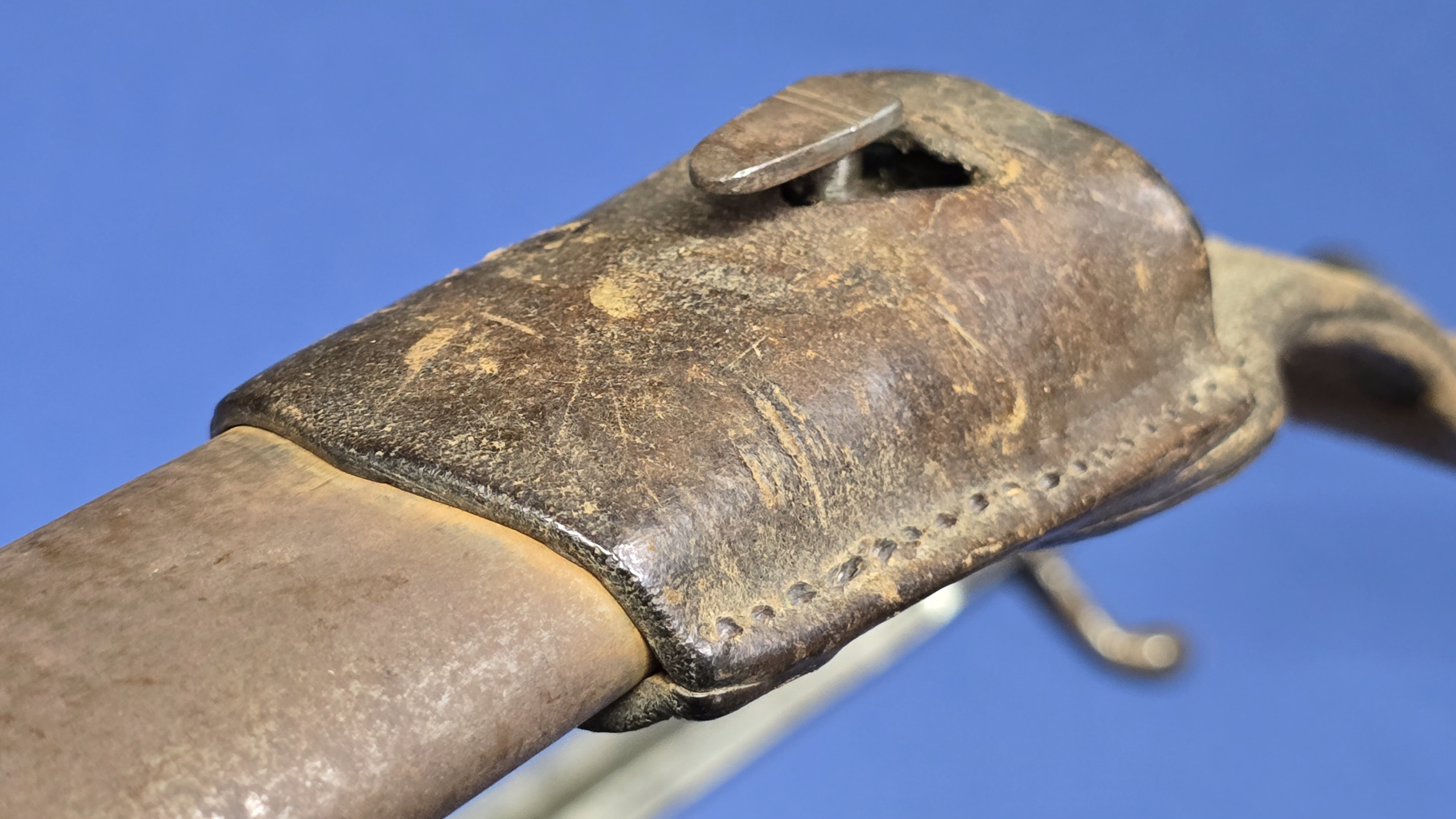 WW1 German 98/05 Sawback Bayonet - Untouched Attic Find - Durkopp werke AG - Image 11