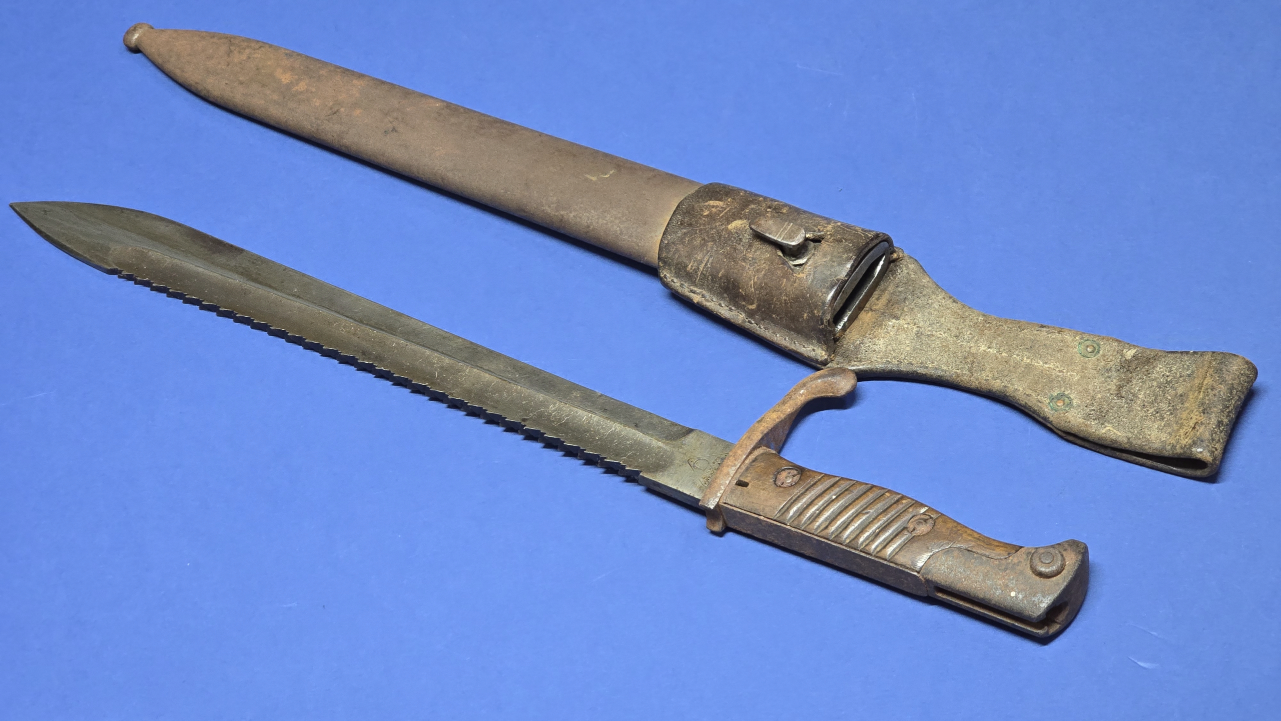 WW1 German 98/05 Bayonet - Butcher bayonet