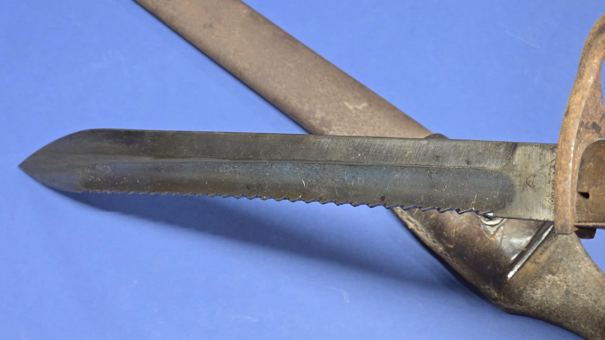 WW1 German 98/05 Sawback Bayonet - Durkoppwerke