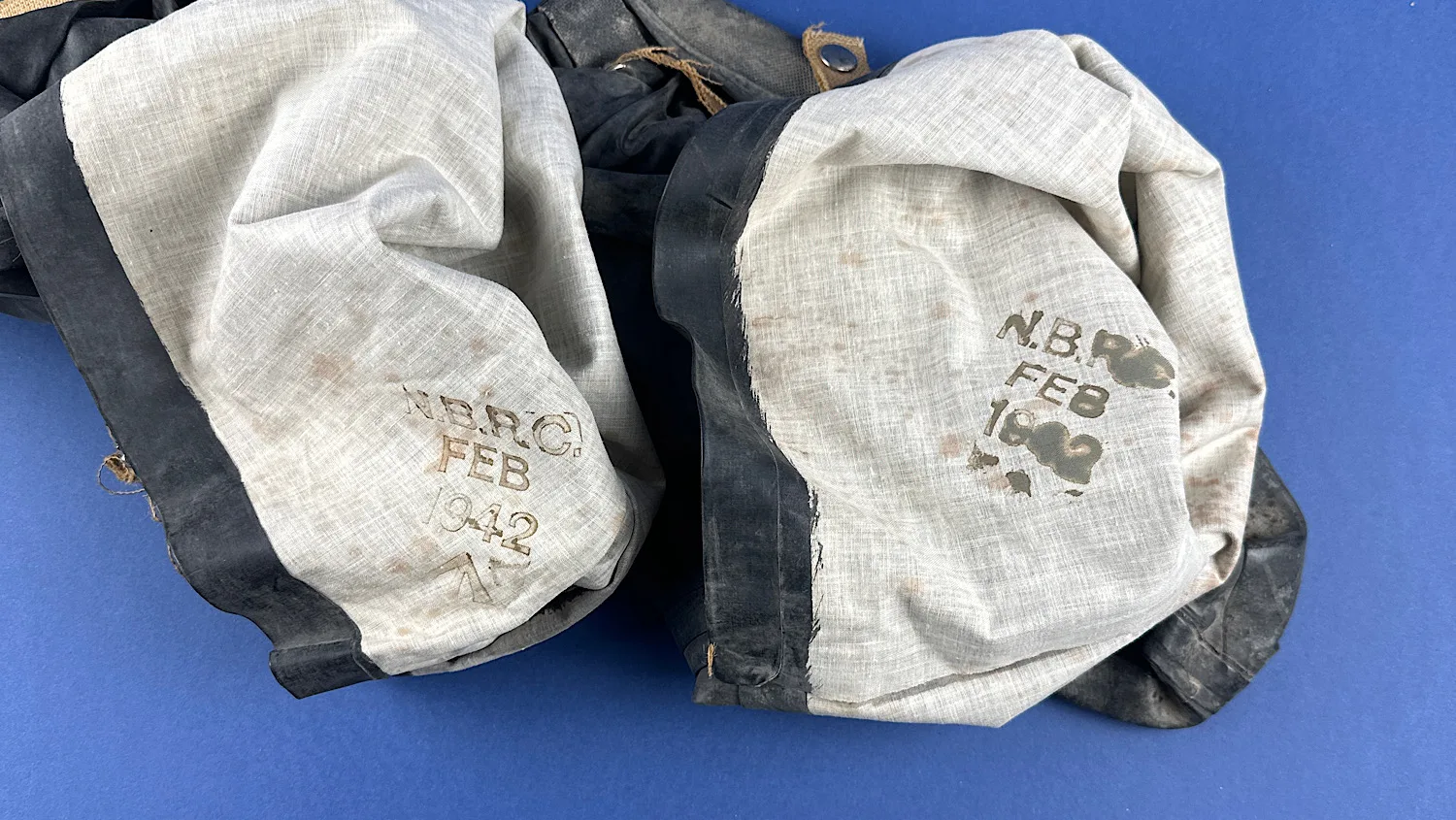 WW2 British Military Rubber Anti-Gas Overboots – 1942 Dated, War Department Marked - Image 9