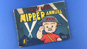 Daily Mail Nipper Annual 1940 WW2 British Home Front children’s book front cover