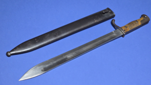 WW1 German 98/05 "Butcher" Bayonet - V.C. Shilling - 1916 - complete