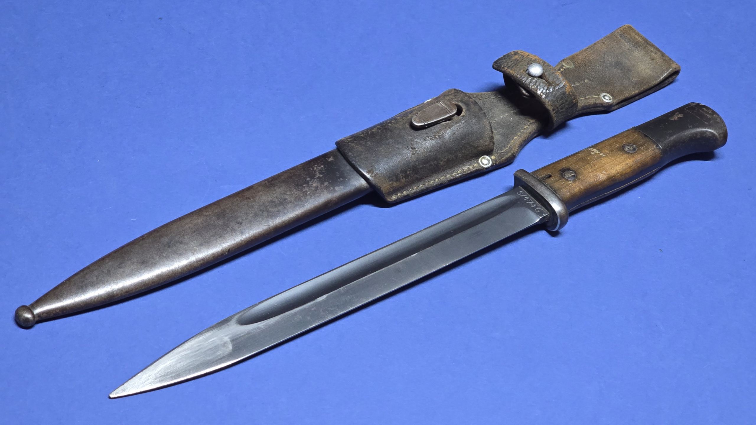 WW2 German K98 Bayonet - WKC - 1935 - bayonet & Scabbard
