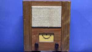 WW2 British Civilian Radio - AC Model - Front view