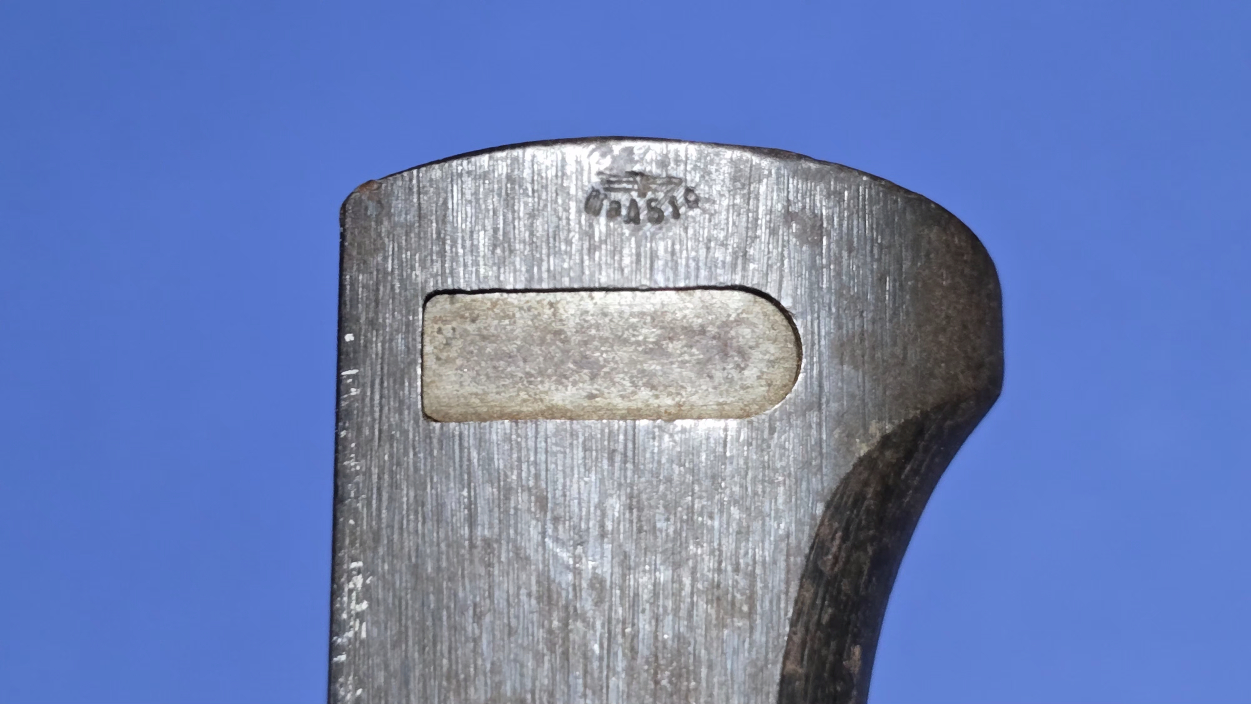 WW2 German K98 Bayonet - FZE - 1944 - Waffenamt close up