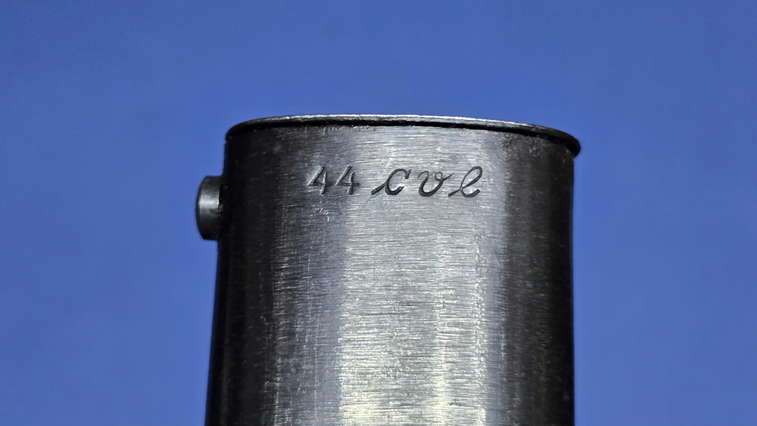 WW2 German K98 Bayonet - FZE - 1944 - Maker close up