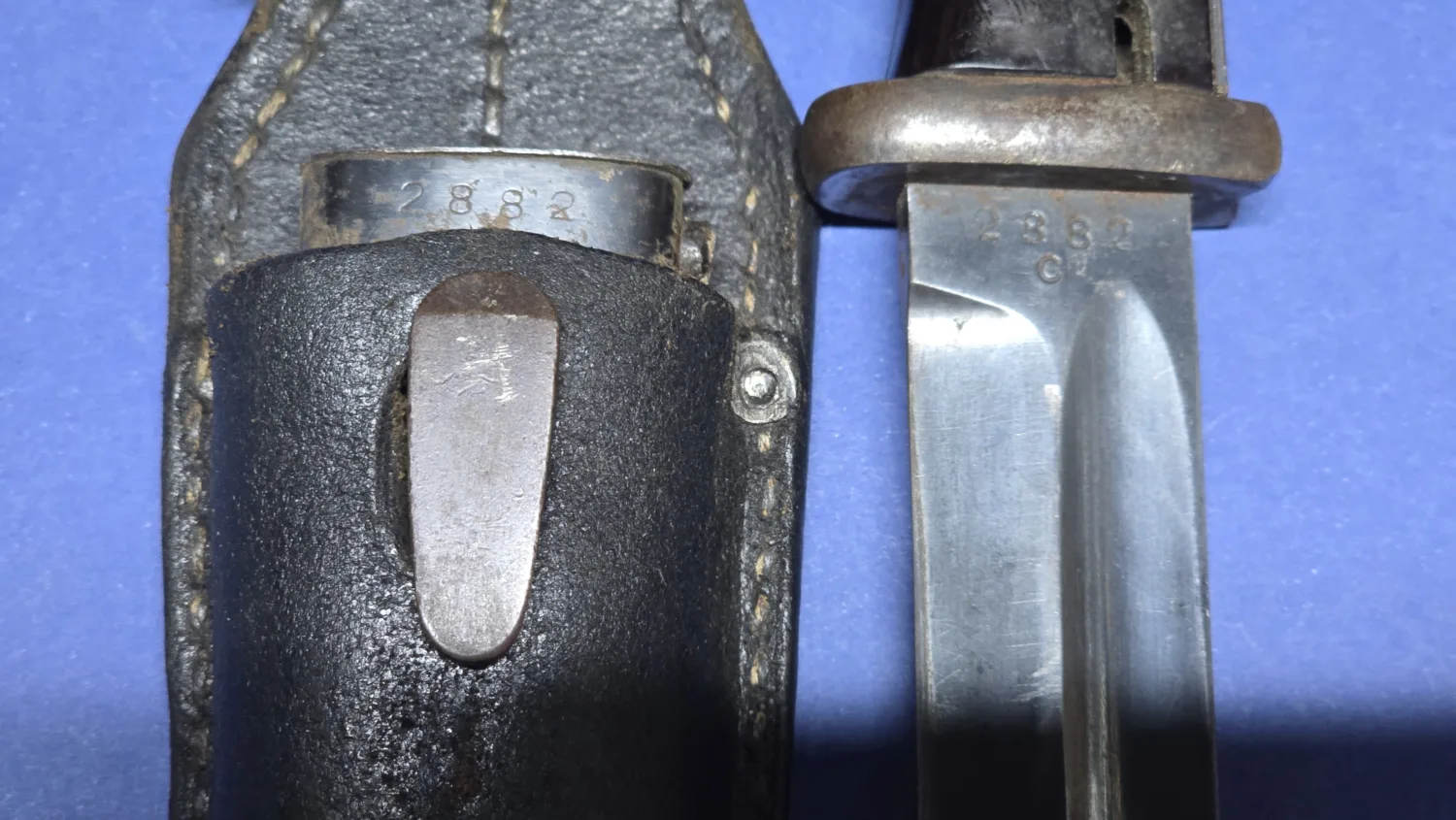 WW2 German K98 Bayonet - Matching Numbers - FNJ - 1941 - Frog - Image 7