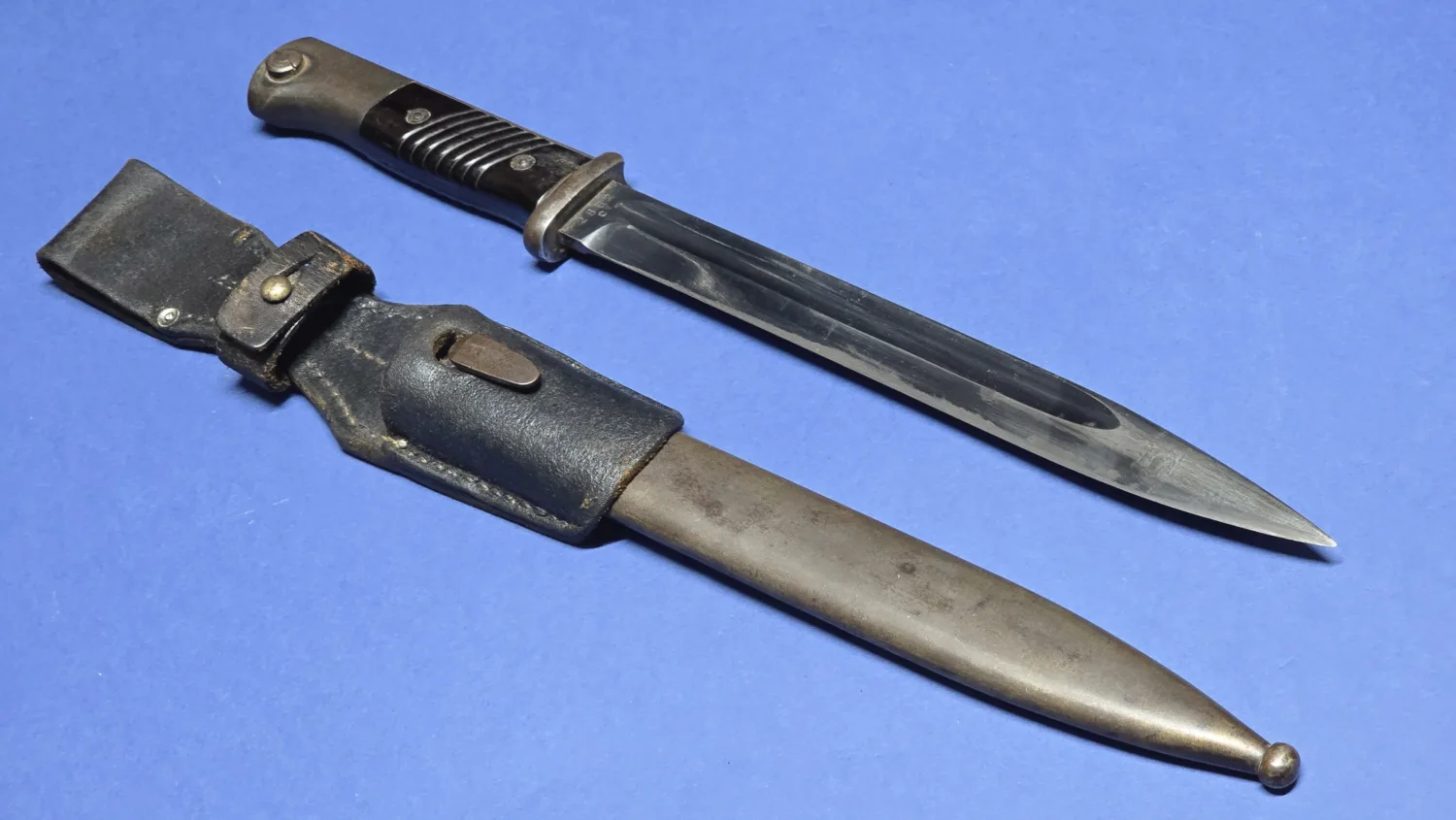 WW2 German K98 Bayonet - Matching Numbers - FNJ - 1941 - Frog - Image 10