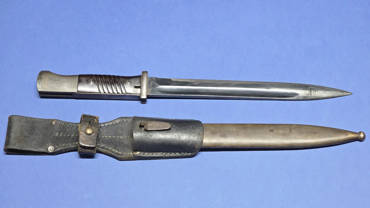 WW2 German K98 Bayonet - Matching Numbers - FNJ - 1941 - Frog - Image 12