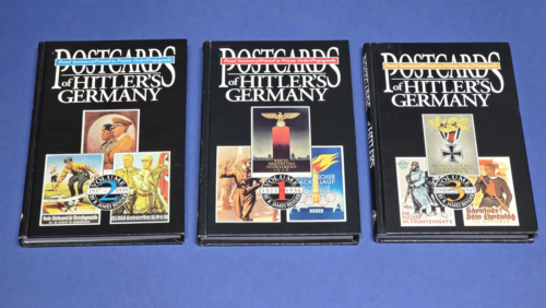 WW2 German postcards of Hitler's Germany - all three books