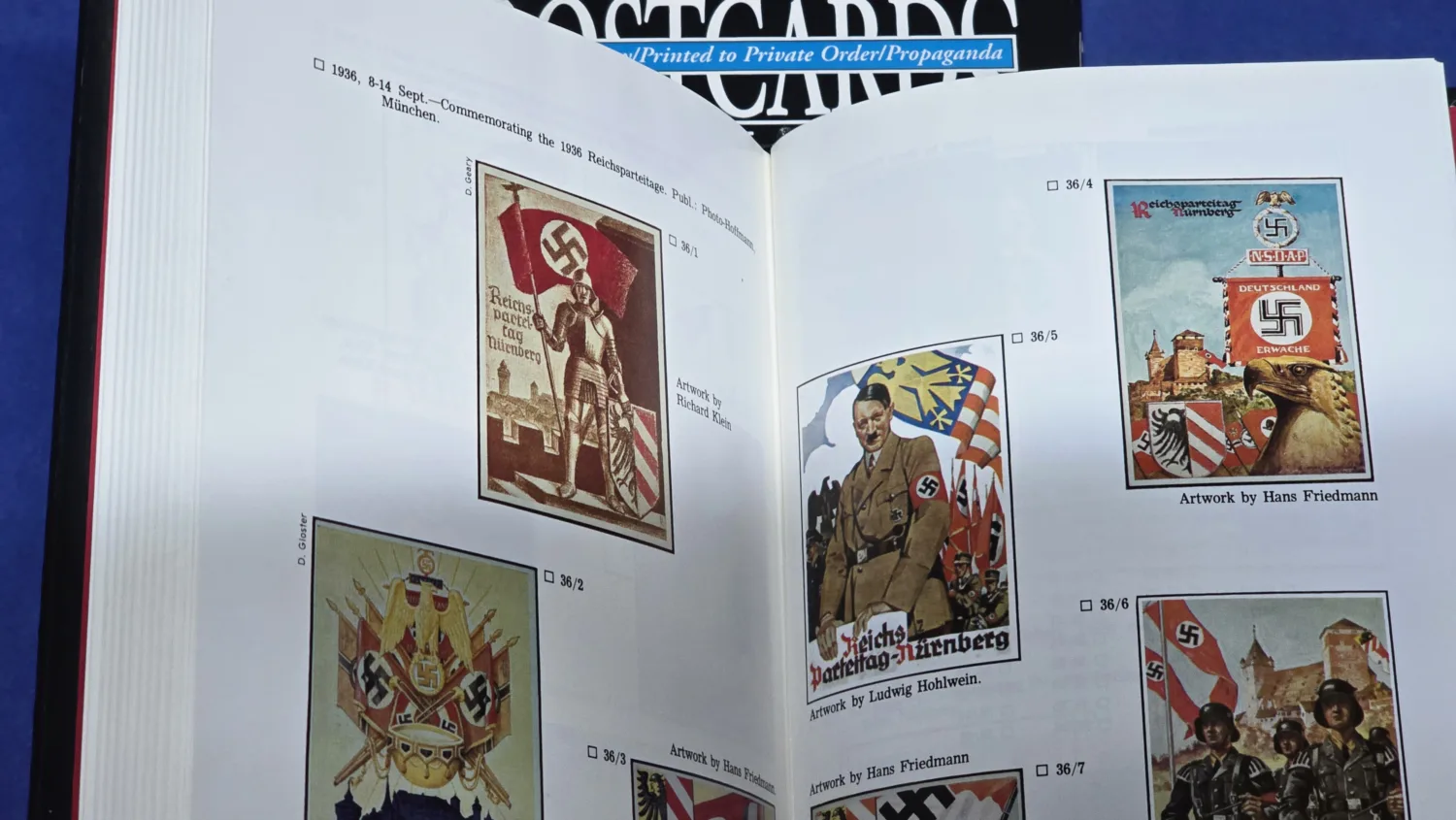 Postcards of Hitler's Germany - R. James Bender - Complete 3-Volume Hardcover Set (1933-1945) - Image 9