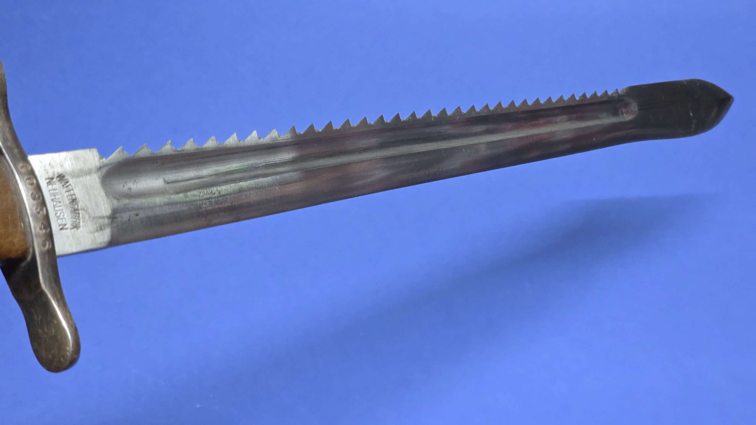 WW2 Swiss M1914 Sawback Bayonet -